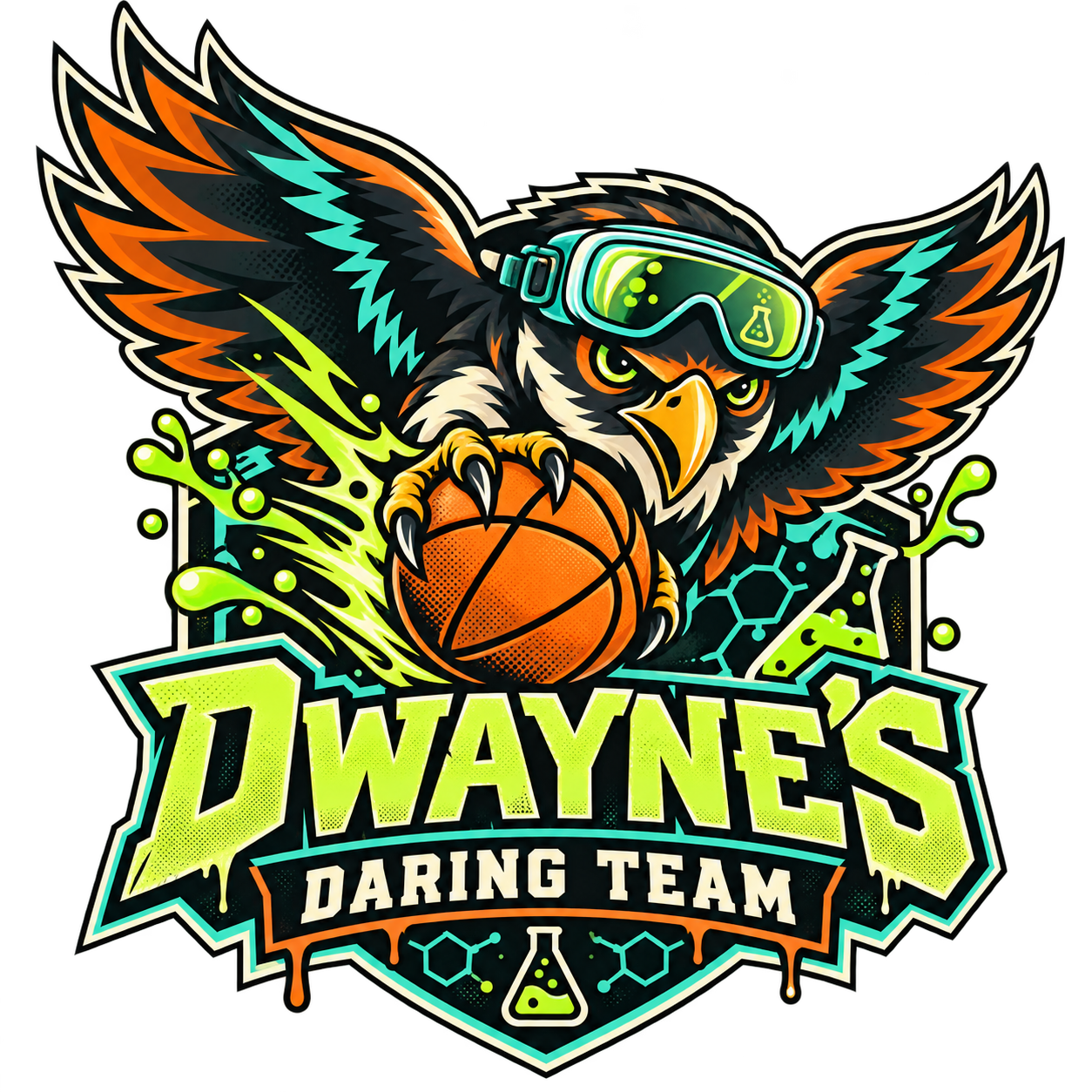 Dwayne's Daring Team team crest
